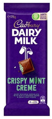 Cadbury Dairy Milk Block Bars (173g-180g) - Australian Imported Flavours Sugarliciousltd