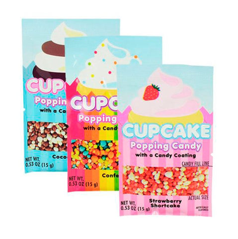 Cupcake Popping Candy (15g) - Strawberry Shortcake Sugarliciousltd