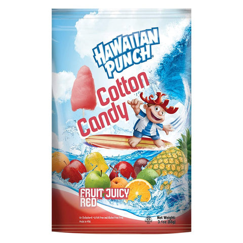 Hawaiian Punch Cotton Candy (88g) - Fruit Juicy Red Sugarliciousltd