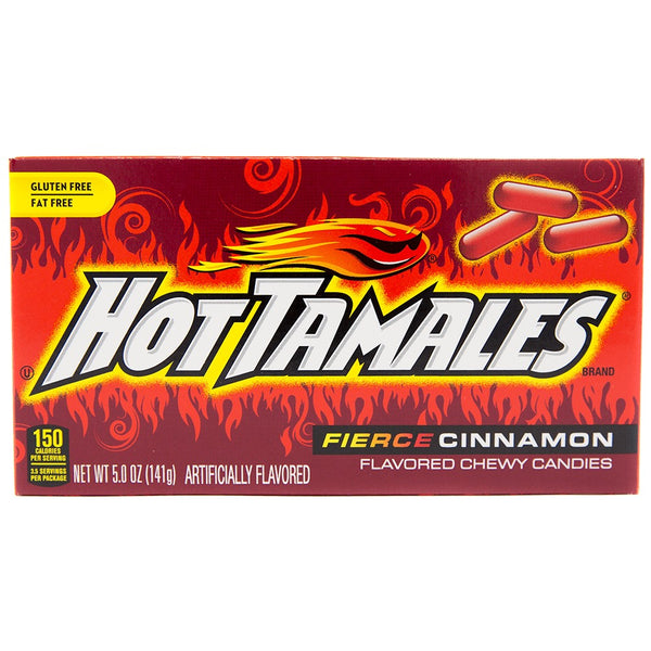 Hot Tamales Fierce Cinnamon Theatre Box (141g) Sugarliciousltd