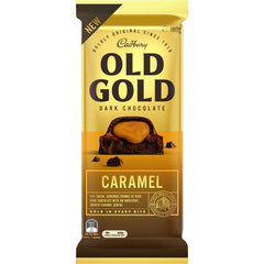 Old Gold Cadbury Block Bars (180g) - Caramel, Peppermint & Roast Almond (Australian Import) Sugarliciousltd