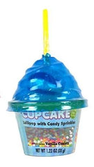 Slush Puppie Cupcake Dip-N-Lik Lollipop With Powder (34g) Sugarliciousltd