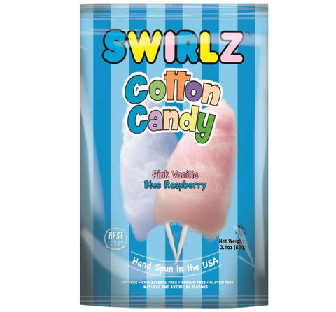 Swirlz Cotton Candy Pink Vanilla & Blue Raspberry (88g) Sugarliciousltd
