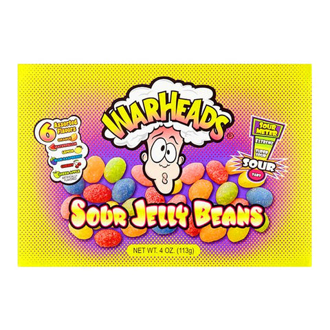 Warheads Jellybeans Theatre Box - 113g Sugarliciousltd
